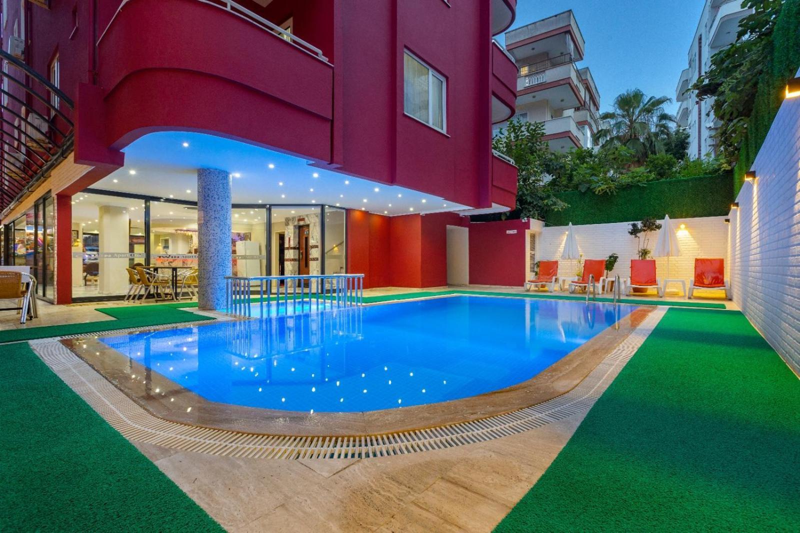 Twin Apart Hotel Alanya Exterior foto