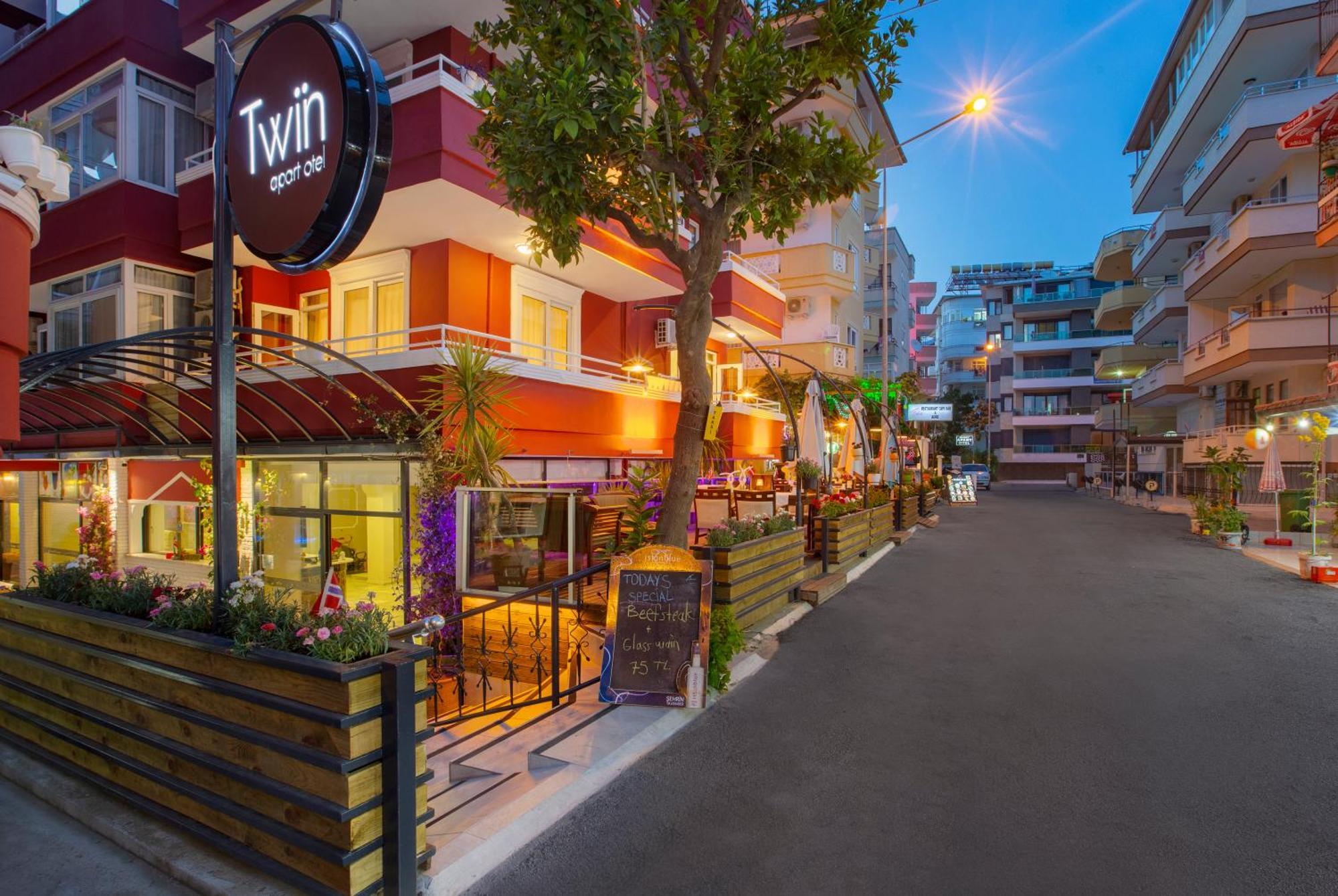 Twin Apart Hotel Alanya Exterior foto